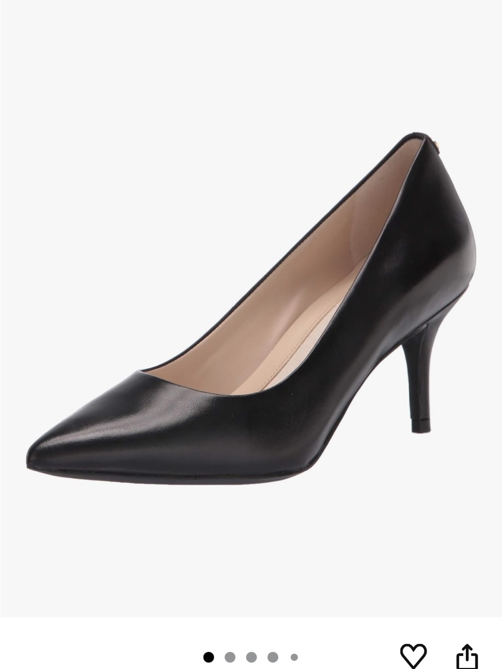 Cole Haan Black Pointed-Toe Leather Pump NWOT size 8